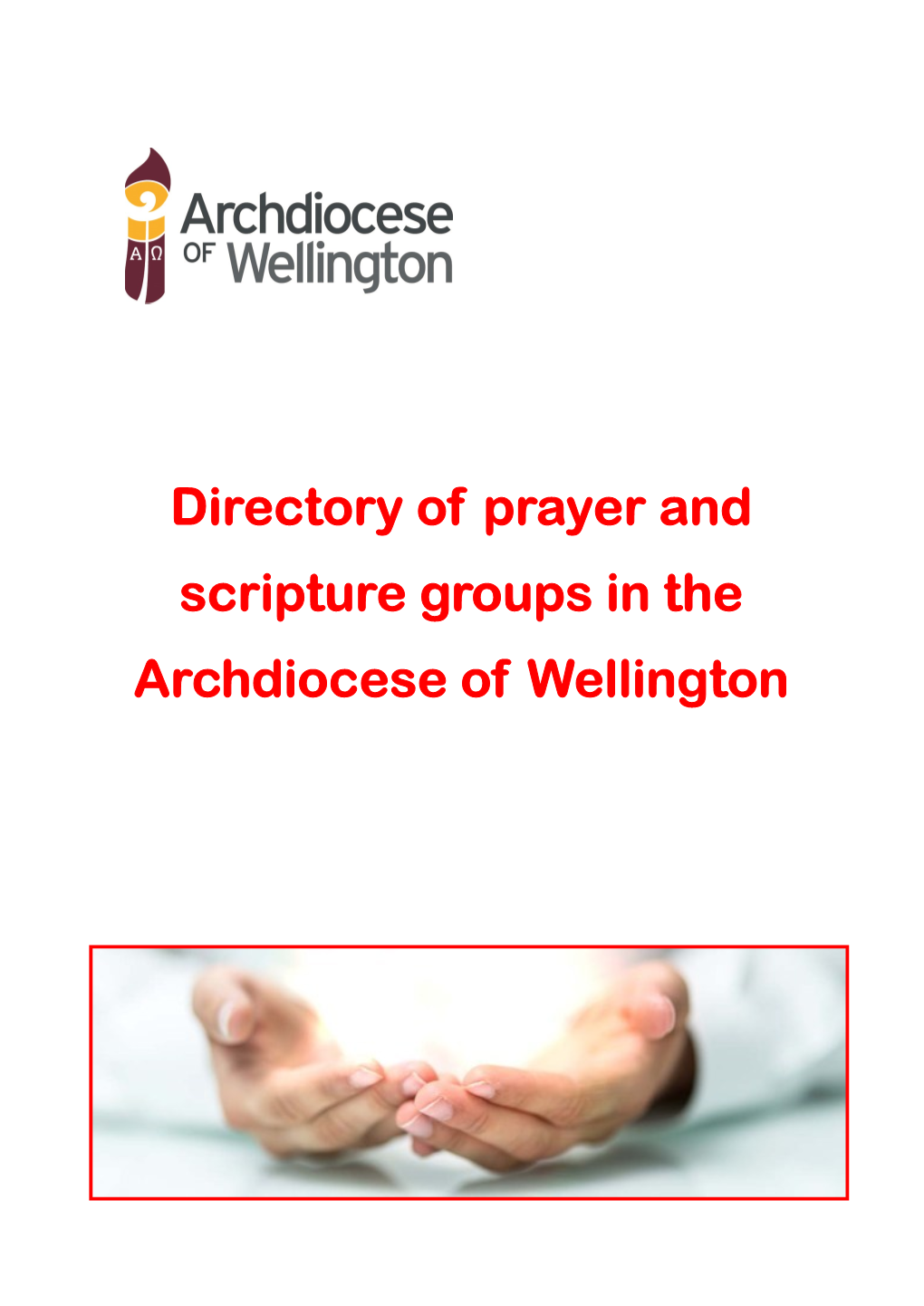 Directory of Prayer and Scripture Groups in the Archdiocese of Wellington