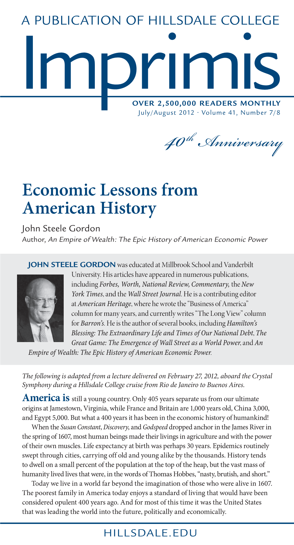 Economic Lessons From+