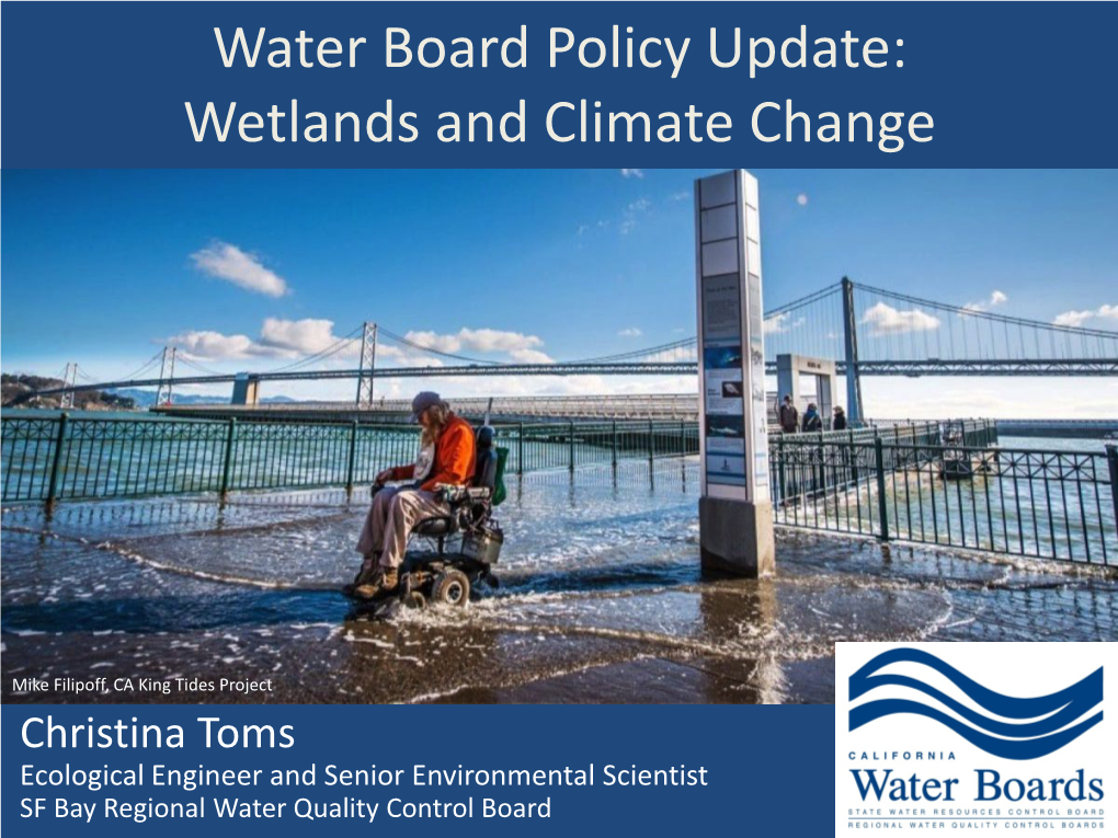 Christina Toms, SF Bay Water Board