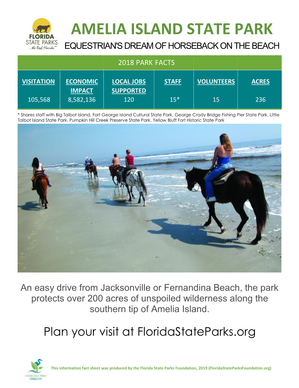 Amelia Island State Park Equestrian's Dream of Horseback on the Beach