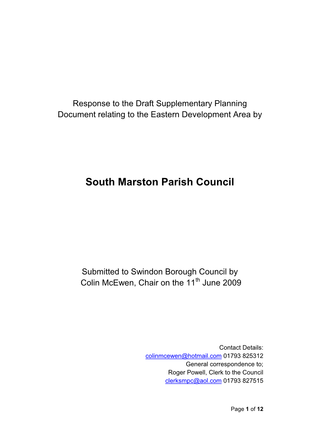 South Marston Parish Council
