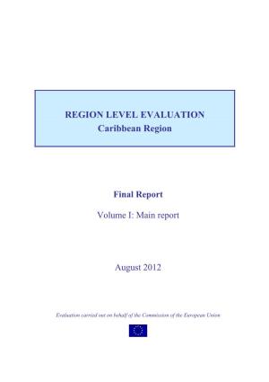 Regional Level Evaluation: Caribbean Region