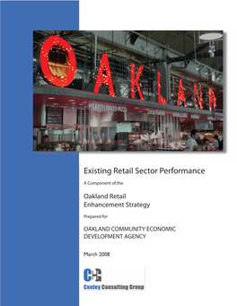 Existing Retail Sector Performance