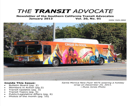 The Transit Advocate