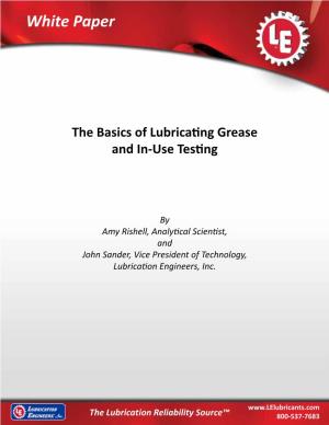 Grease and In-Use Testing White Paper.Pdf
