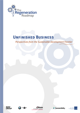 Unfinished Business Perspectives from the Sustainable Development Frontier