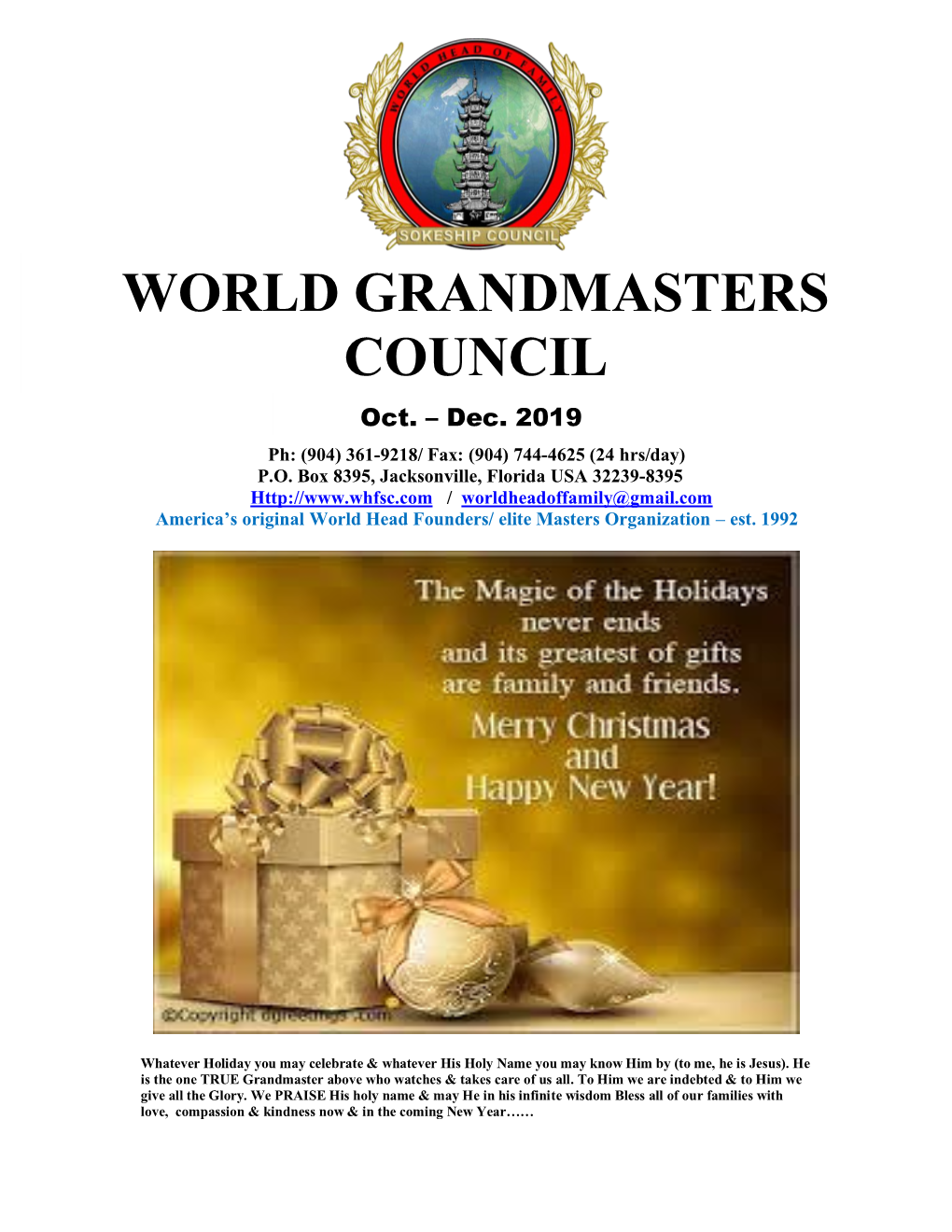 World Grandmasters Council