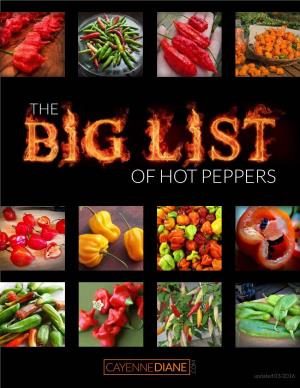 Of Hot Peppers