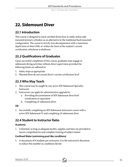 22. Sidemount Diver