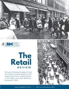The Retail 100 Years of the Retailers Association of Massachusetts