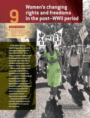 Women S Changing Rights and Freedoms in the Post Wwii Period