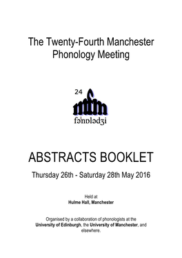 24Mfm Abstracts Booklet