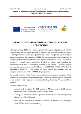 Quality Education from a Lifelong Learning Perspective