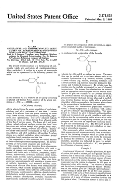 United States Patent Office Patiented Mar