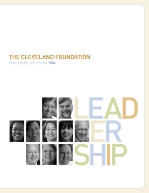 THE CLEVELAND FOUNDATION Report to the Community 2006