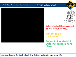 British Values Week What Started the Movement Of