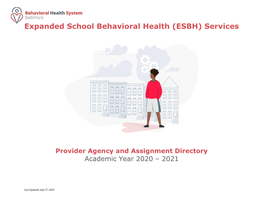 Expanded School Behavioral Health (ESBH) Services