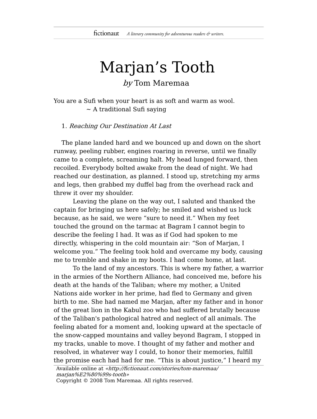 Marjan's Tooth