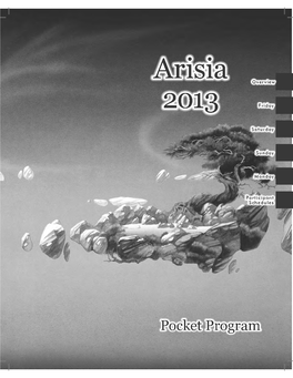 Arisia 2012 Pocket Program