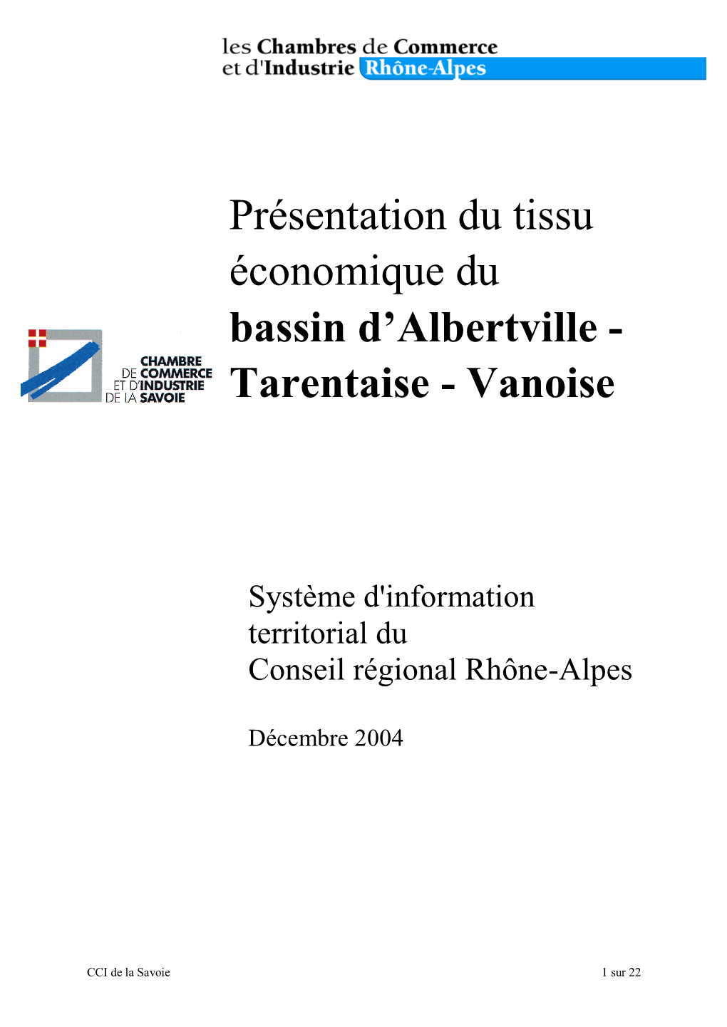 CCI Albertville Tarentaise Vanoise