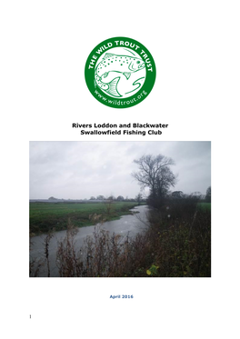 Rivers Loddon and Blackwater Swallowfield Fishing Club