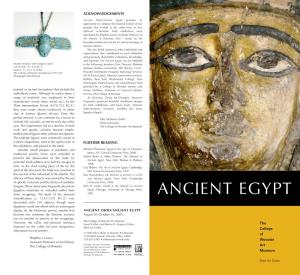 Ancient Egypt Brochure