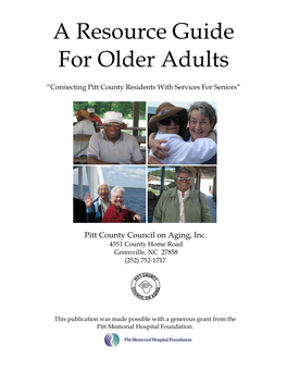 A Resource Guide for Older Adults