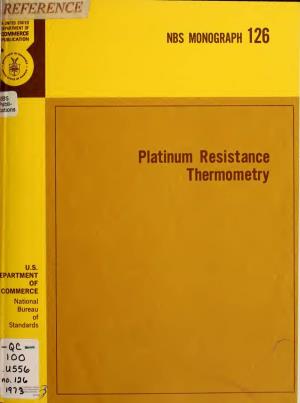 Platinum Resistance Thermometry