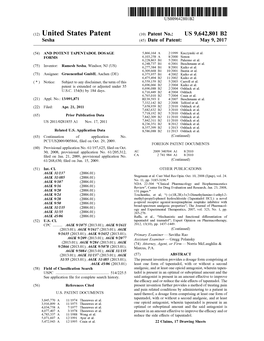 (12) United States Patent (10) Patent No.: US 9,642,801 B2 Sesha (45) Date of Patent: May 9, 2017