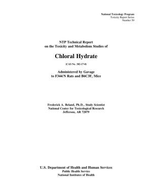 Chloral Hydrate