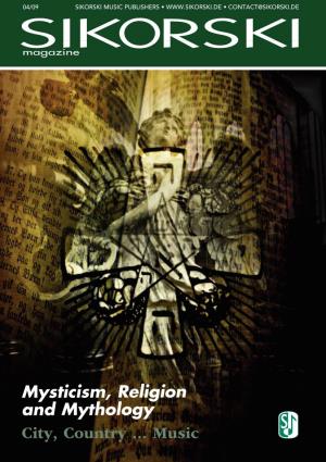 Mysticism, Religion and Mythology City, Country ... Music 23104 Zajaczek Sikorski Broschuere GB #4C 22.09.09 17:56 Seite 2