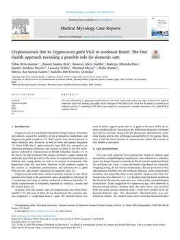 Cryptococcosis Due to Cryptococcus Gattii VGII in Southeast Brazil The