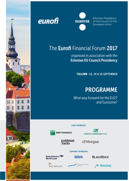 PROGRAMME What Way Forward for the EU27 and Eurozone?