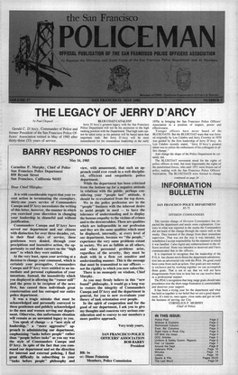 The Legacy of Jerry D'arcy