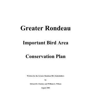 Greater Rondeau