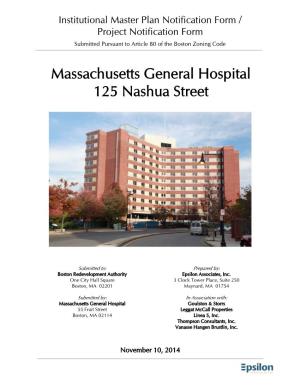 Massachusetts General Hospital 125 Nashua Street