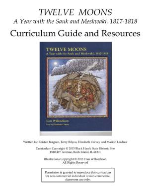 TWELVE MOONS Curriculum Guide and Resources