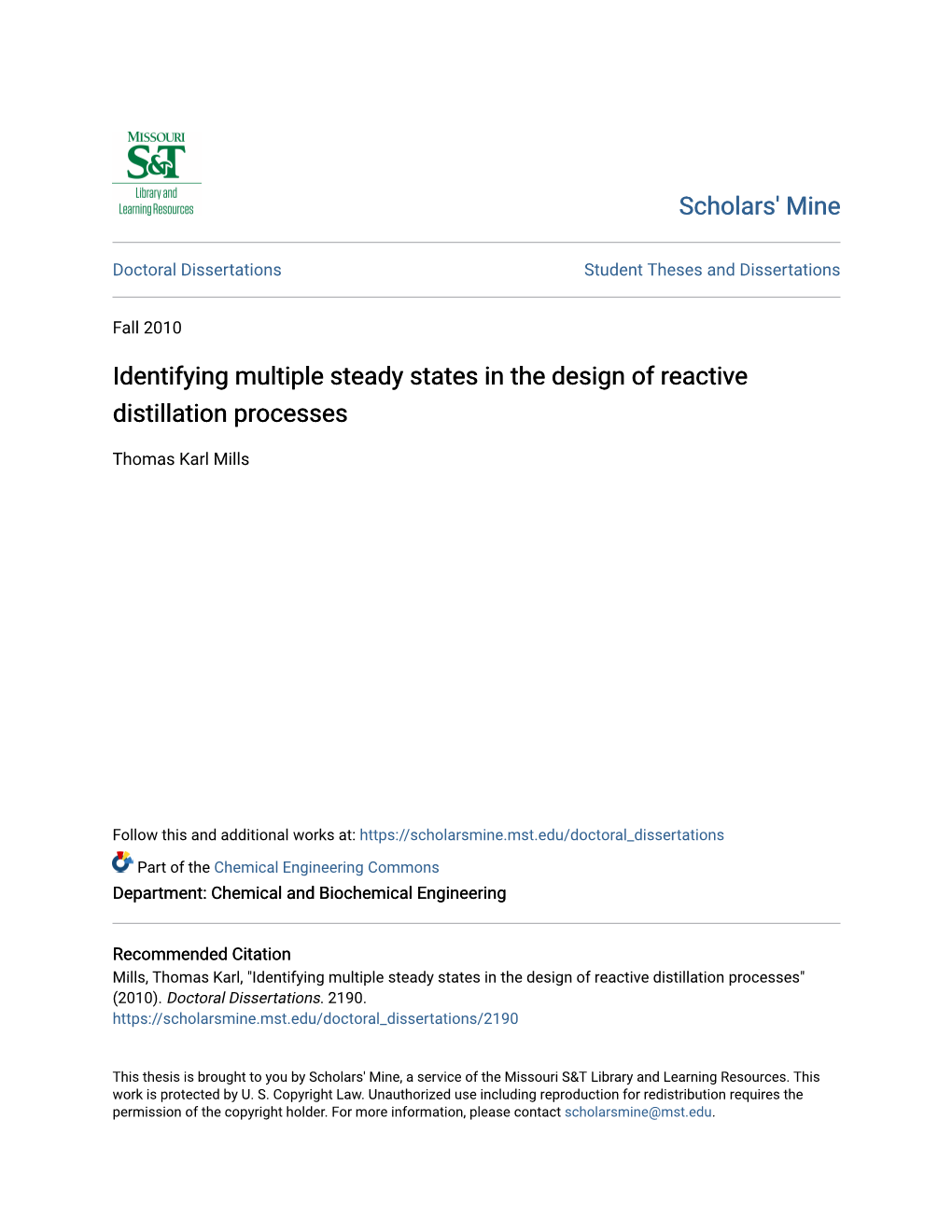 Identifying Multiple Steady States in the Design of Reactive Distillation Processes