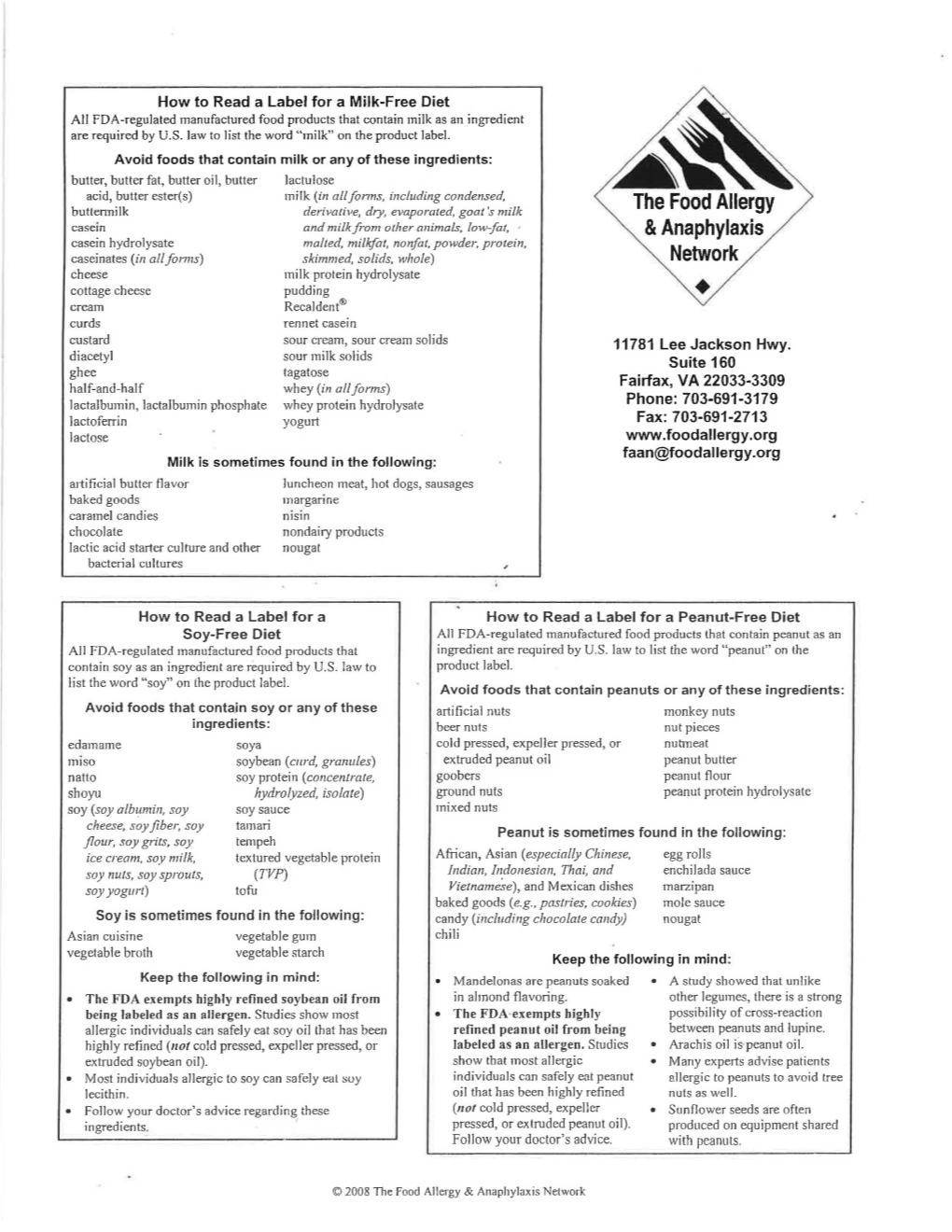 Food Allergies