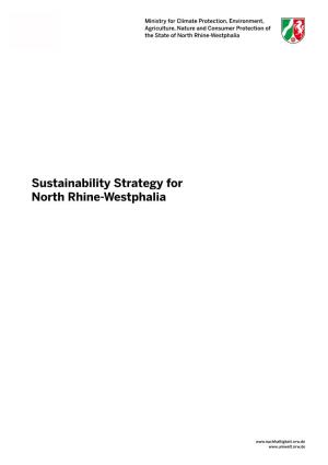 Sustainability Strategy for North Rhine-Westphalia