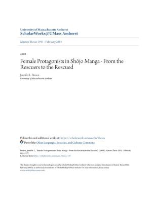 Female Protagonists in Shōjo Manga - from the Rescuers to the Rescued Jennifer L