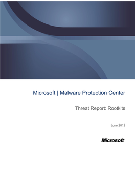 Microsoft | Malware Protection Center