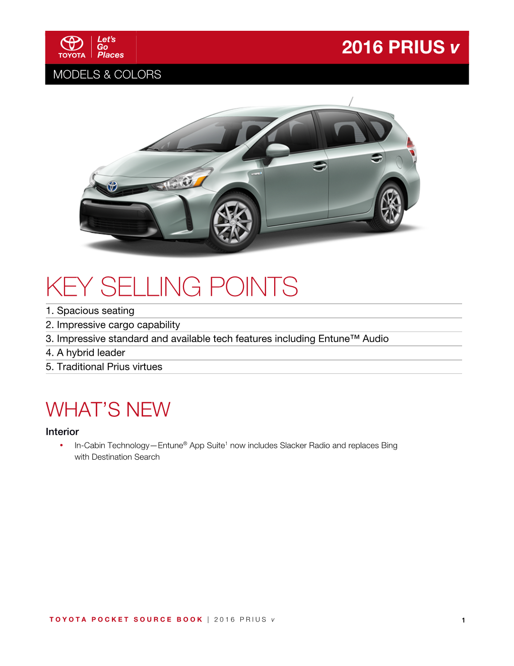 Key Selling Points 1