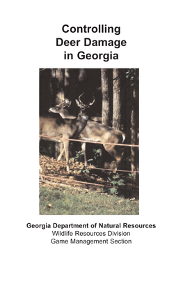 Controlling Deer Damage in Georgia