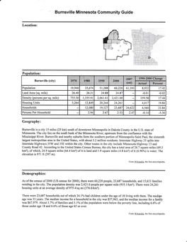 Burnsville Minnesota Community Guide