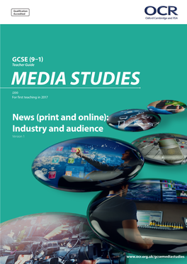 GCSE (9-1) Media Studies Teacher Guide News (Print and Online)