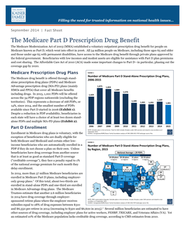 The Medicare Part D Prescription Drug Benefit