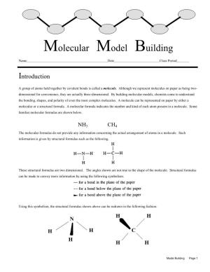 Molecular Model Building