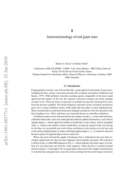 Asteroseismology of Red Giant Stars