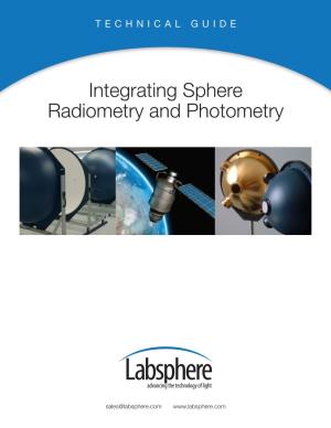 Integrating Sphere Radiometry and Photometry
